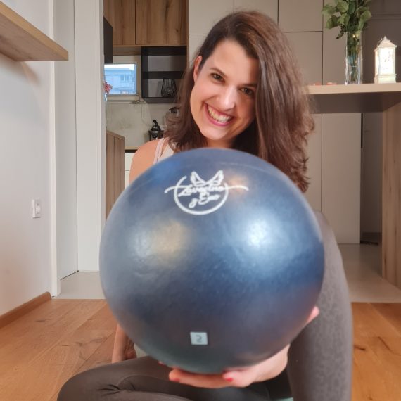 Pilates z žogico - online program