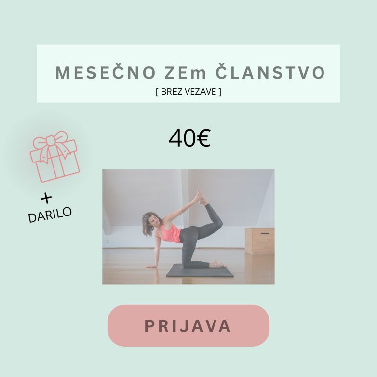 MESEČNO ONLINE ČLANSTVO