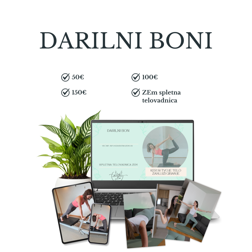 Darilni boni - podari gibanje